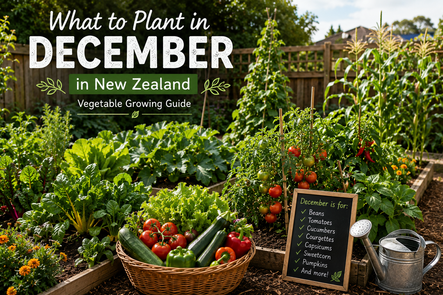 what to plant in december in new zealand